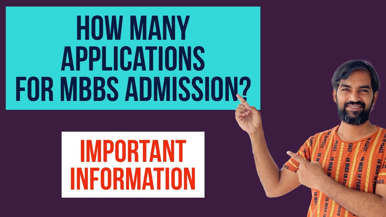 How many Applications for MBBS Admission? | NEET 2021 latest news