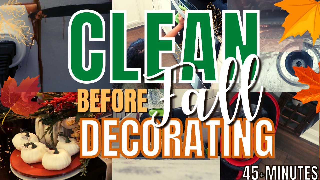 NEW! WEEKEND CLEAN WITH ME  🍁// PRE-FALL Clean With me // Get Ready For Fall