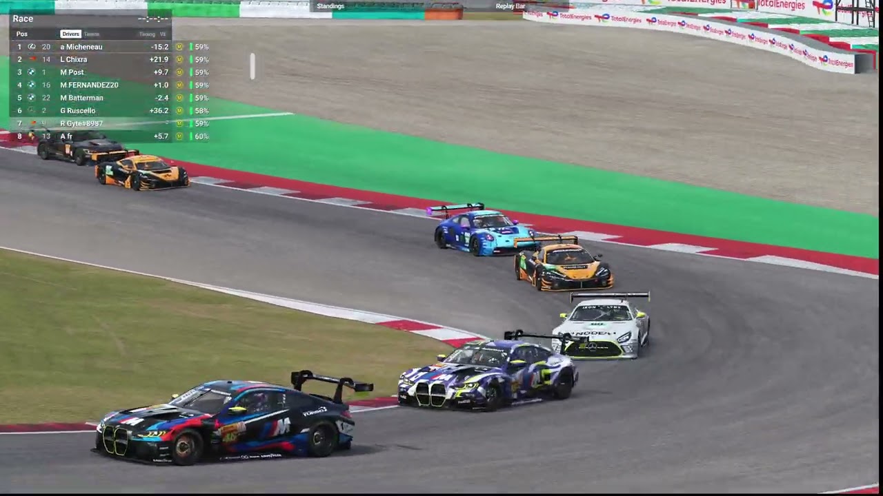 LMU - McLaren 720S LMGT3 Evo - Portimao Daily Race Replay