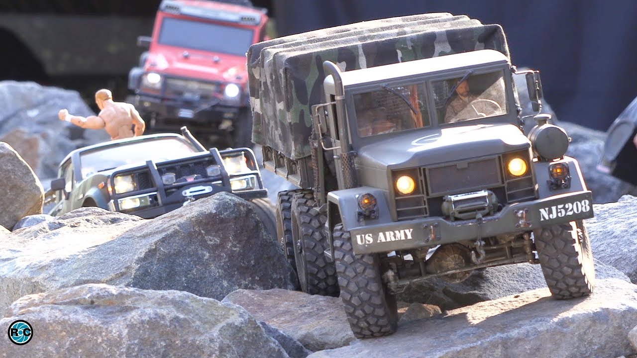 RC Model Cross-RC HC6 US Army Truck 6x6 in Action!