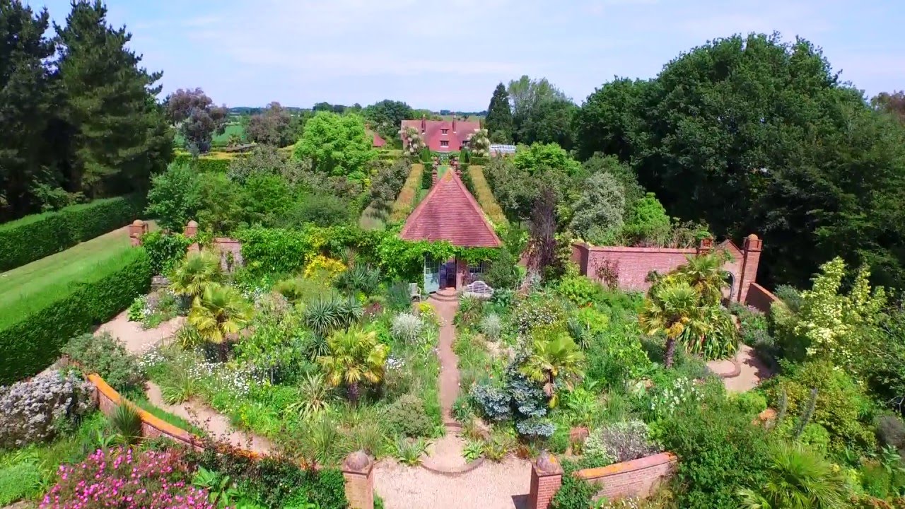 Aerial View Photography - East Ruston Old Vicarage Gardens