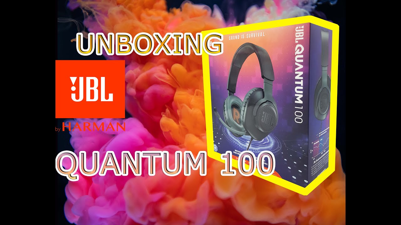 JBL QUANTUM 100  unboxing / rozpakowywanie headphones / słuchawki