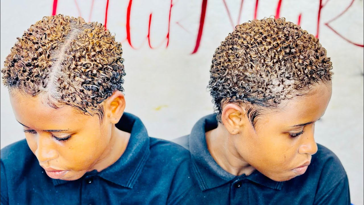 Jinsi ya kutengeneza NET WAVE/short hair Curly step by step