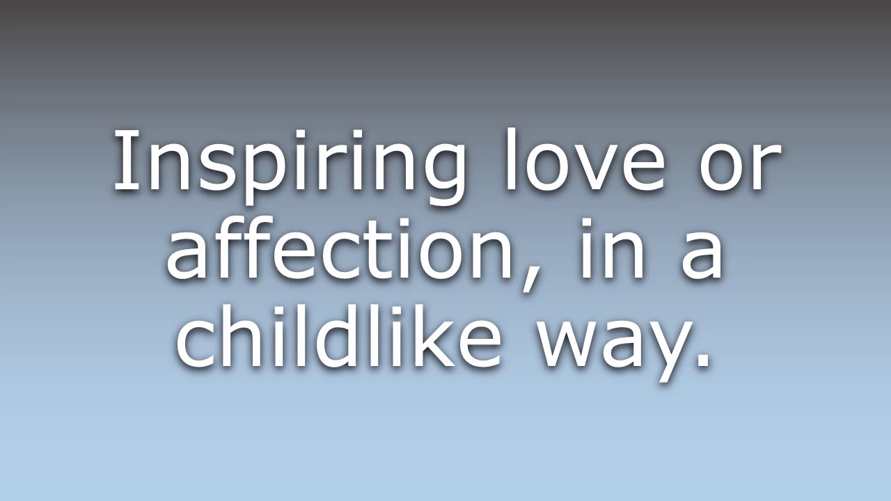 What does Endearing mean?