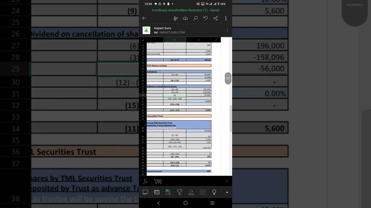 Tata Motor DVR Conversion Explained with tax Calculator / Illustrator with example