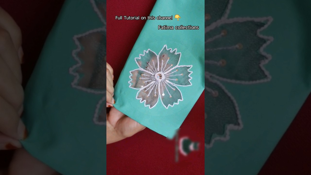Lawn Eid Dress Cutwork design full Tutorial