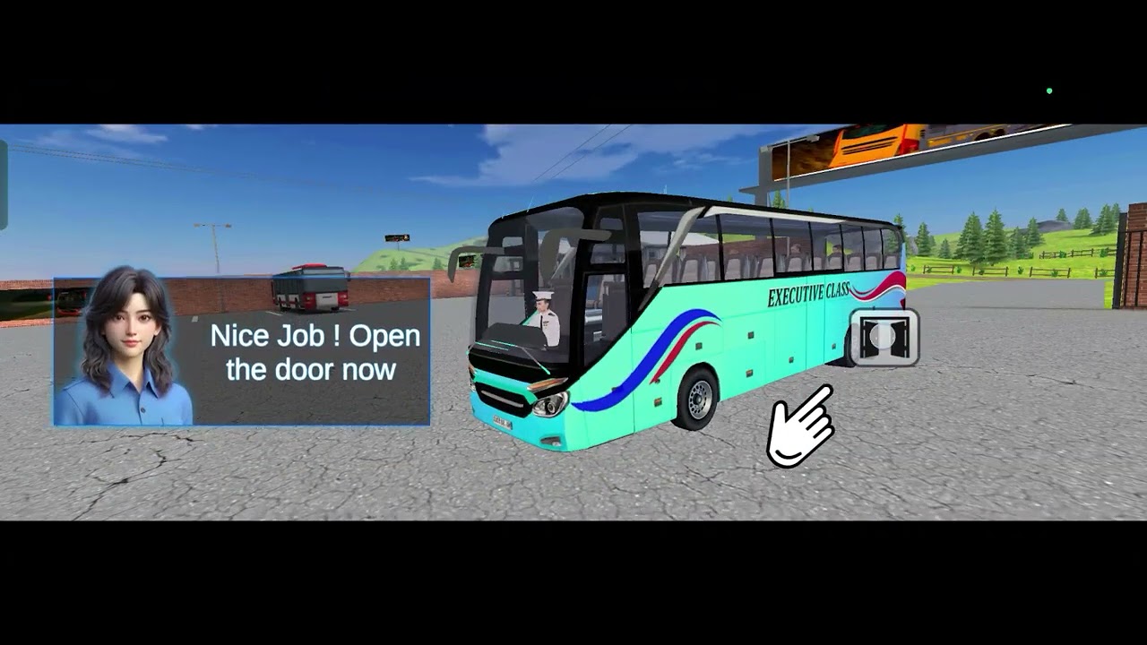i am Driving Bus 🚌 in Game 