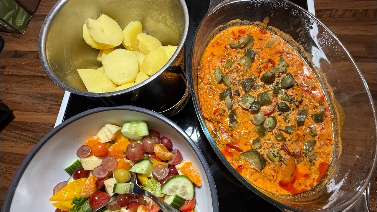 Igorin-kanaa kera salaatin ja perunan 😋