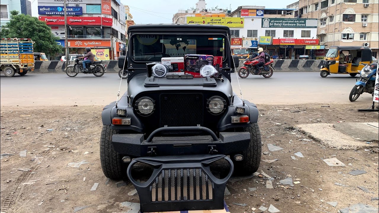 #mahindrathar Old |Interior modification | KSS Car Accessories |#oldthar #modification