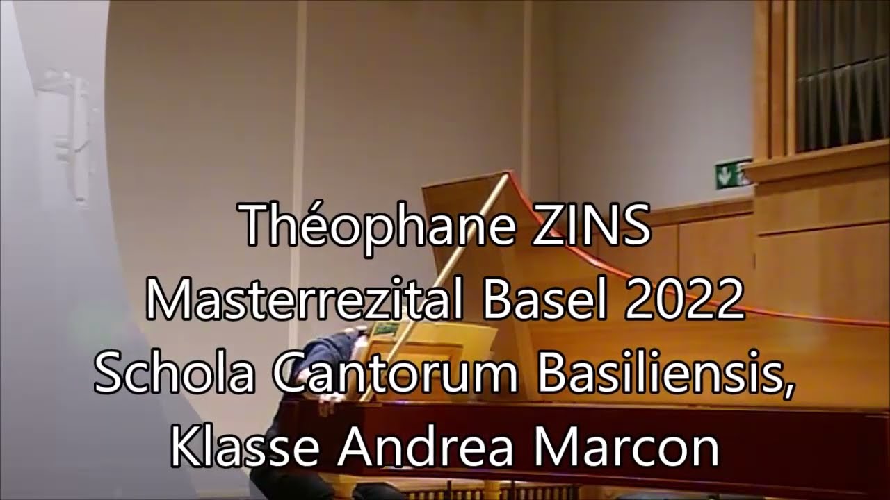 Théophane ZINS, Cembalo - Masterrezital Basel 2022 - Claudio Merulo