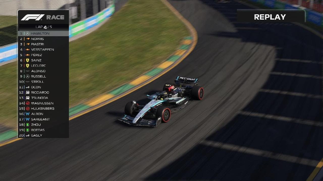 Australian GP, ​P1 to P6🫣: The Cost of One Mistake at Albert Park | F1 2024 Gameplay 