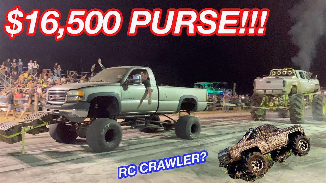 Converting A Crawler To A Mud Truck??? Plus $16,500 Tug Of War Battle At Redneck Mud Park!!!