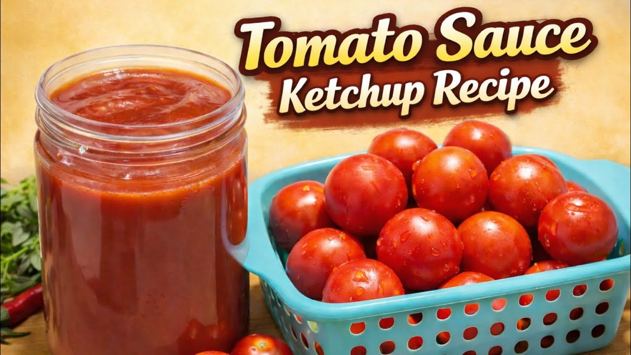 Homemade Tomato Sauce।Best Tomato Ketchup Recipe। Nikki Kitchen Recipe।