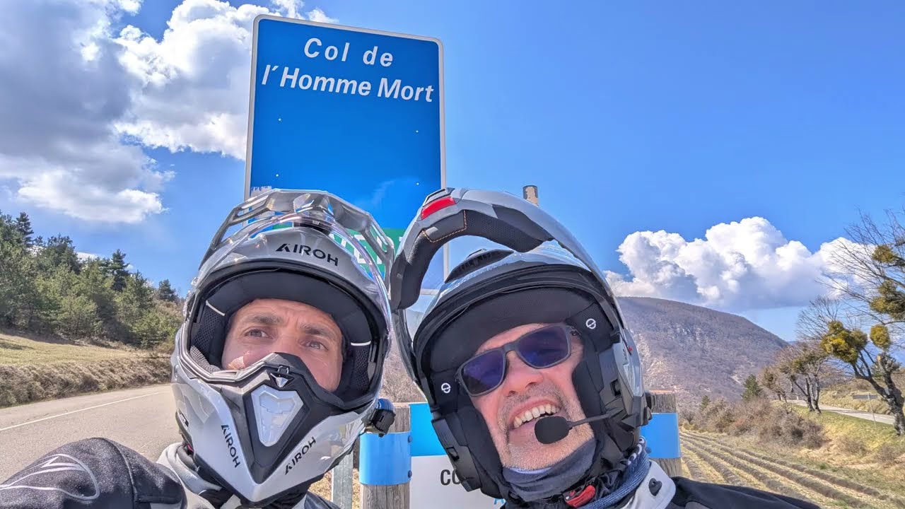 Trip moto d'une journée dans les baronnies provençales en BMW R1200GS et R1300 GS