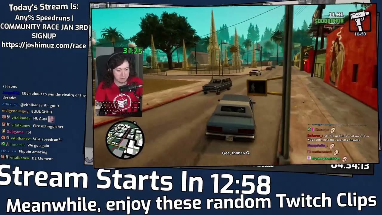 [Joshimuz] GTA:SA VODs 17/12/2025 | Any%