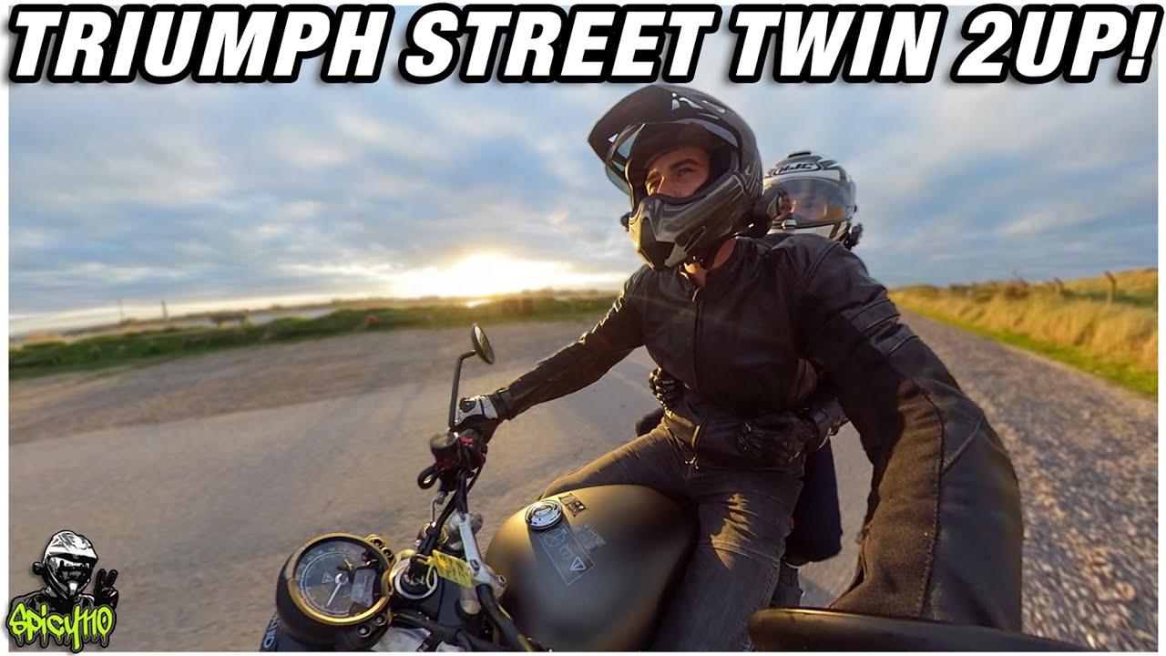 Triumph Street Twin 2up!