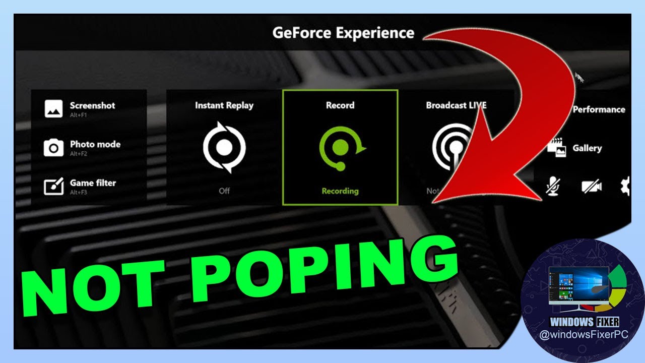 How To Fix GeForce Experience Application Not Working on PC [windows 10/11]