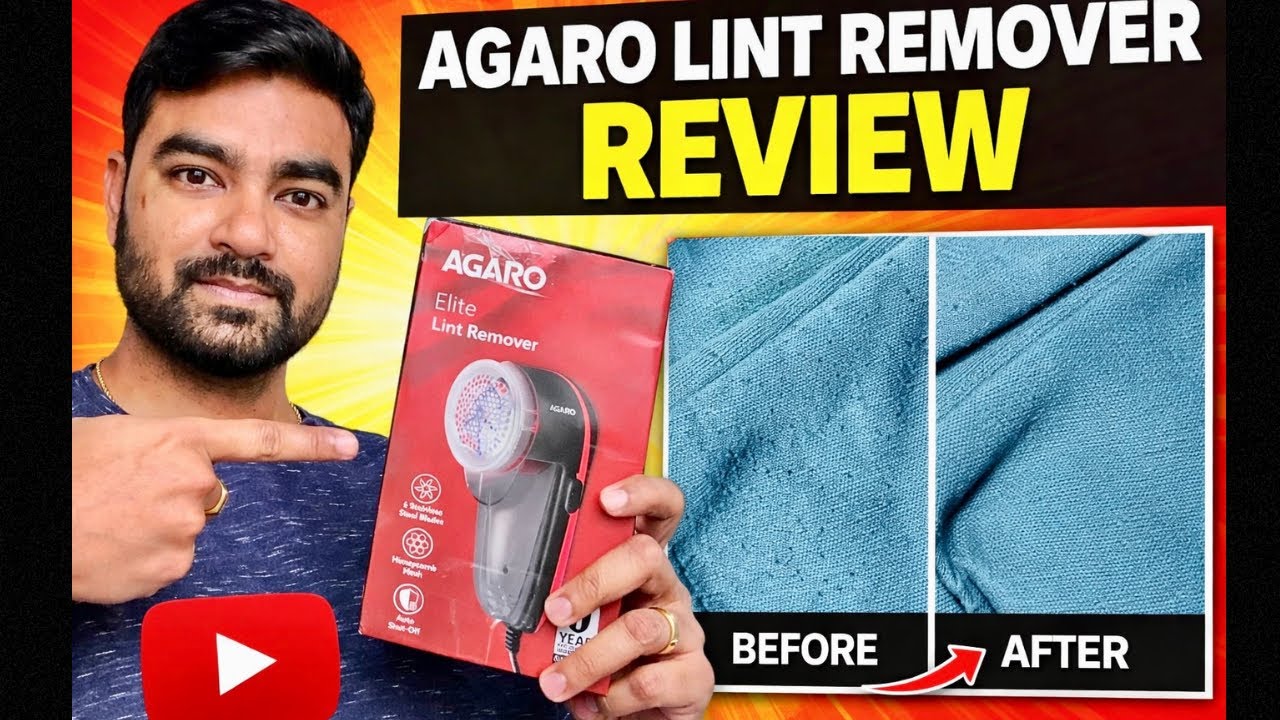 AGARO Elite Lint Remover | Unboxing, Review & Live Test | 9000RPM & 6 Blades | Best For Wintersहिंदी