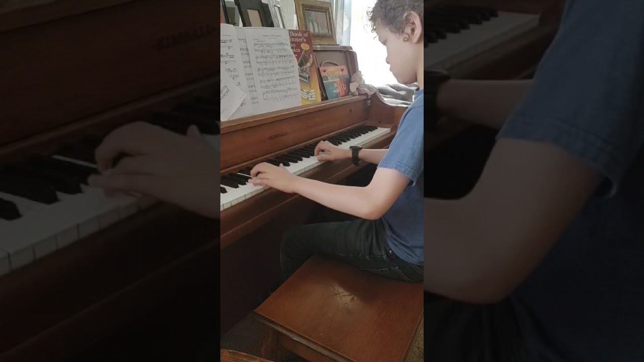 Dominic at Ten Years Old, Playing Für Elise.