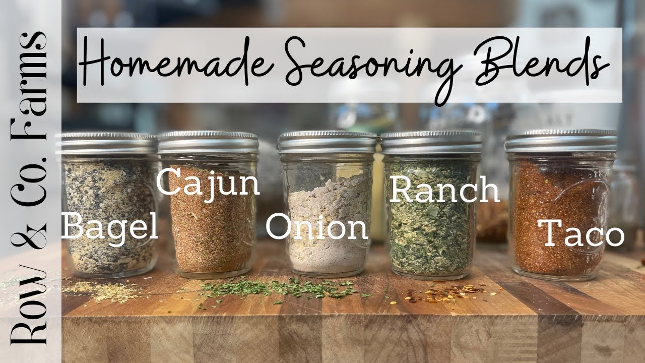 HOMEMADE Seasoning Blends| No Junk!