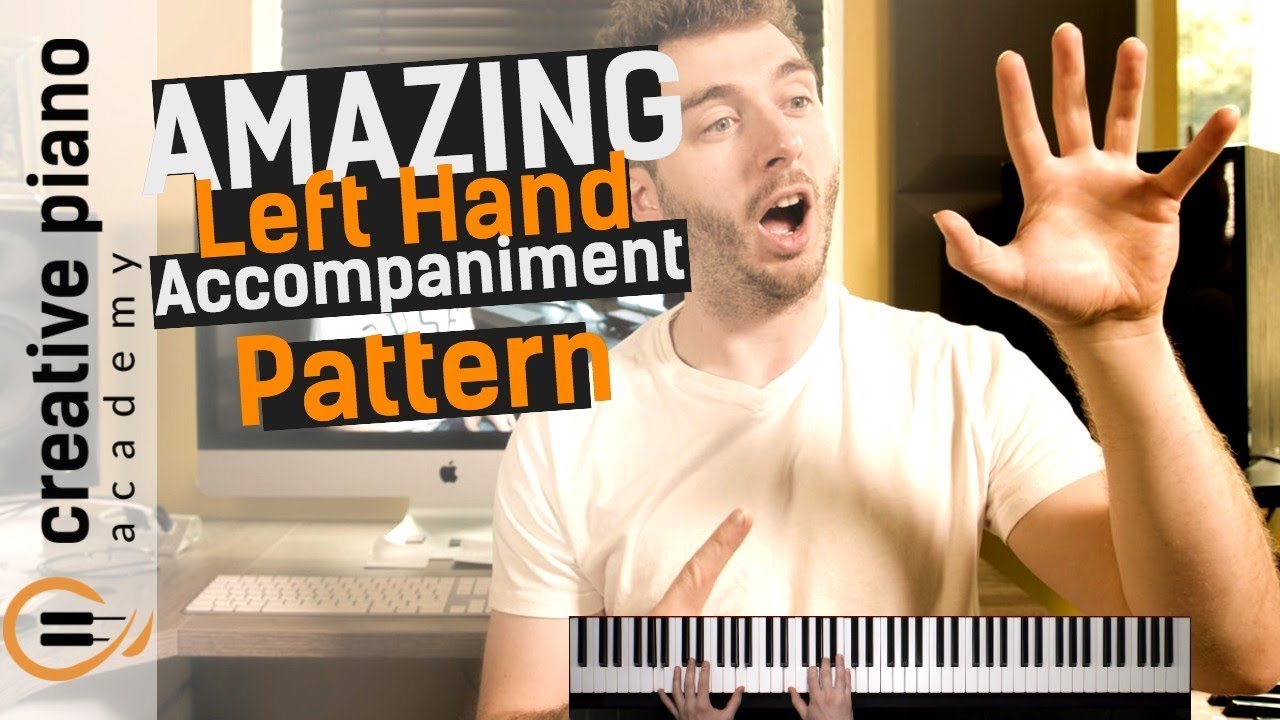 Left Hand Piano: ПРЕКРАСНЫЙ образец аккомпанемента для левой руки для фортепиано