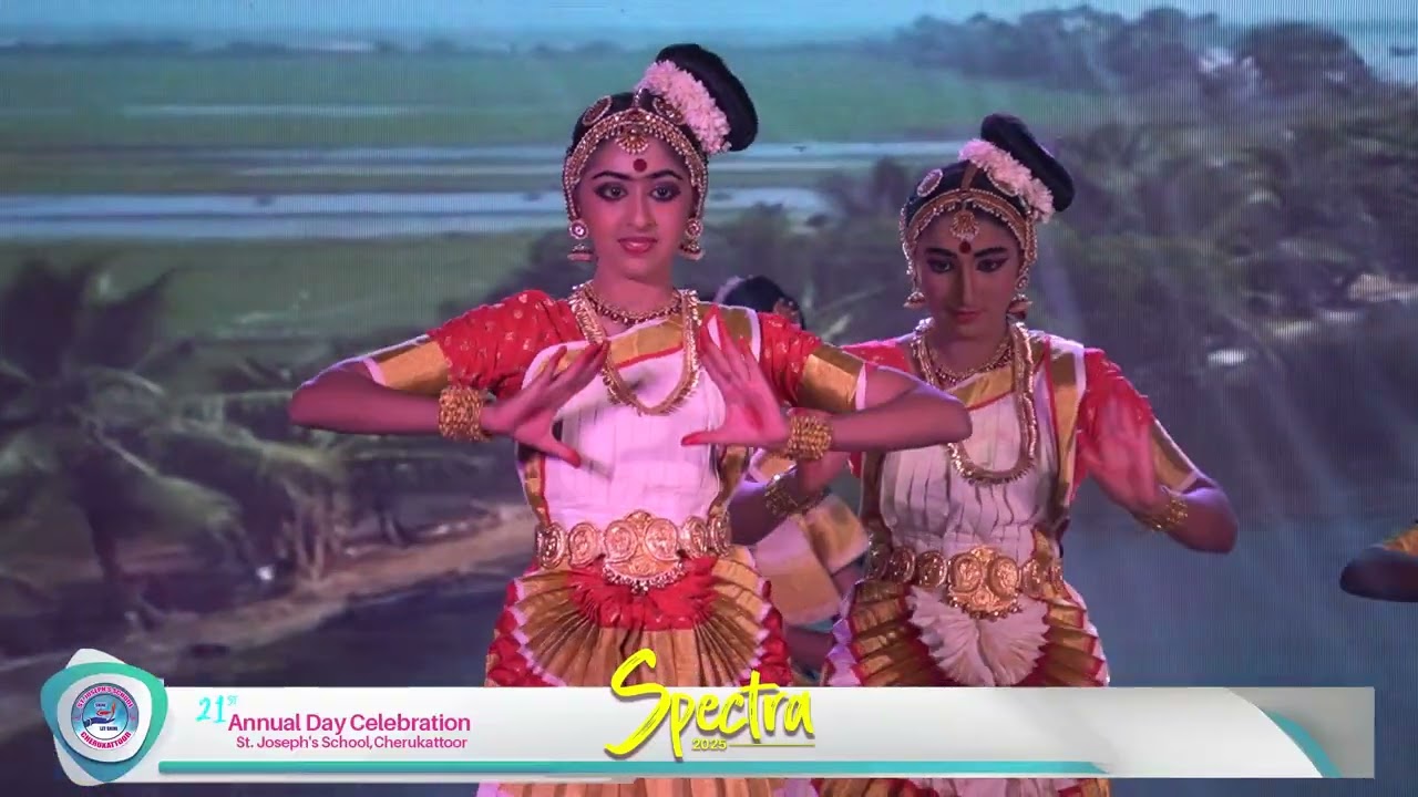 Class 8 A B Kerala Theme Dance I  I Spectra 2025 I St.Joseph's School Cherukattoor I