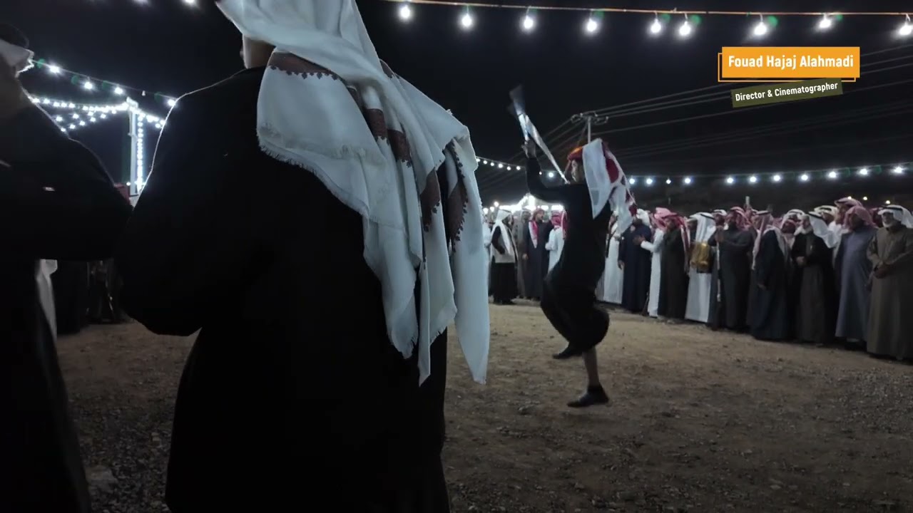 لعب حرابي بحفل تنصيب الشيخ فيصل بن صادق الأحمدي شيخاً لقبيلة ولد علي من الأحامده من حرب 1