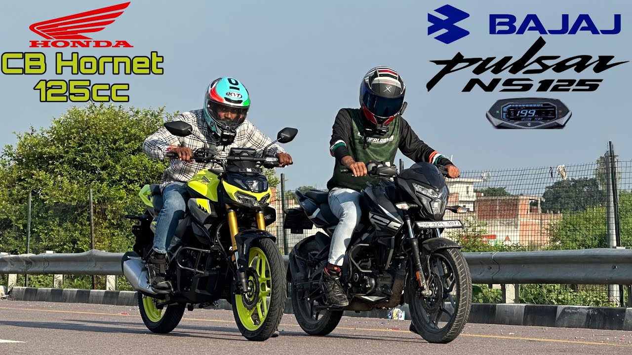 Newly lunched Honda CB Hornet 125 vs Bajaj Pulsar Ns125 (2025) || Drag Race || Unexpected Result