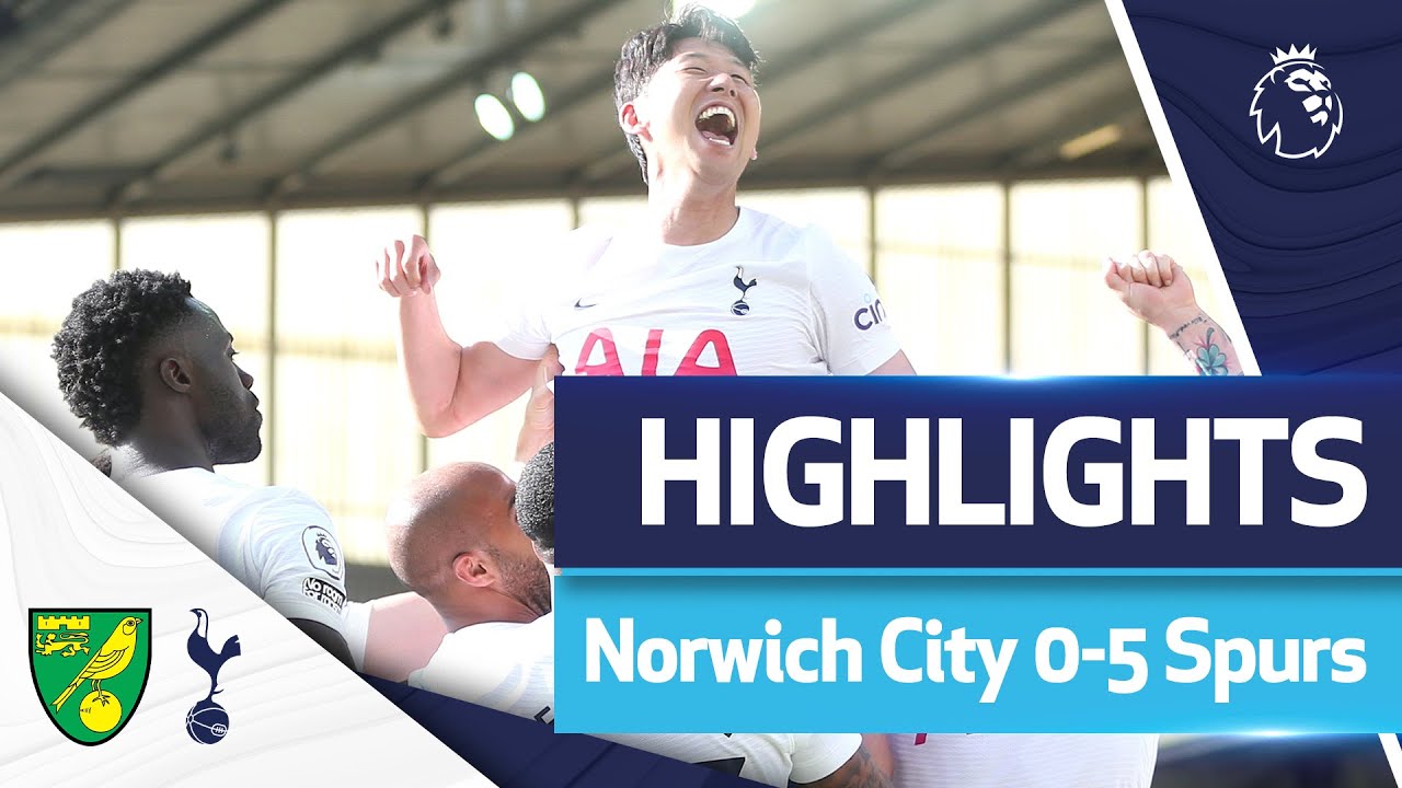 Son wins Golden Boot & Spurs secure CHAMPIONS LEAGUE football | HIGHLIGHTS | Norwich 0-5 Spurs