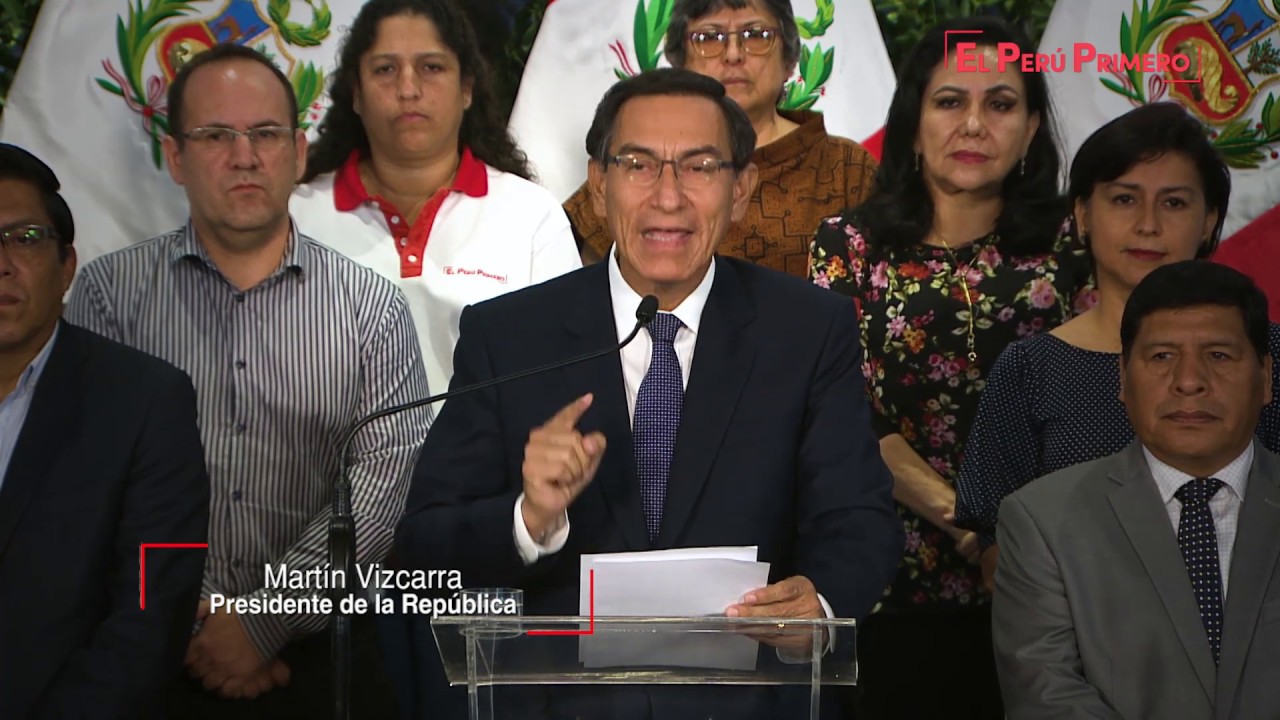 Mensaje a la Nación del presidente Martín Vizcarra (15-03-2020)