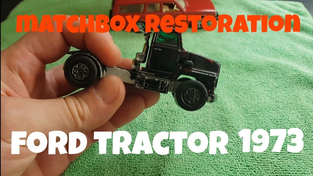 Matchbox restoration Superkings Ford tractor 1973