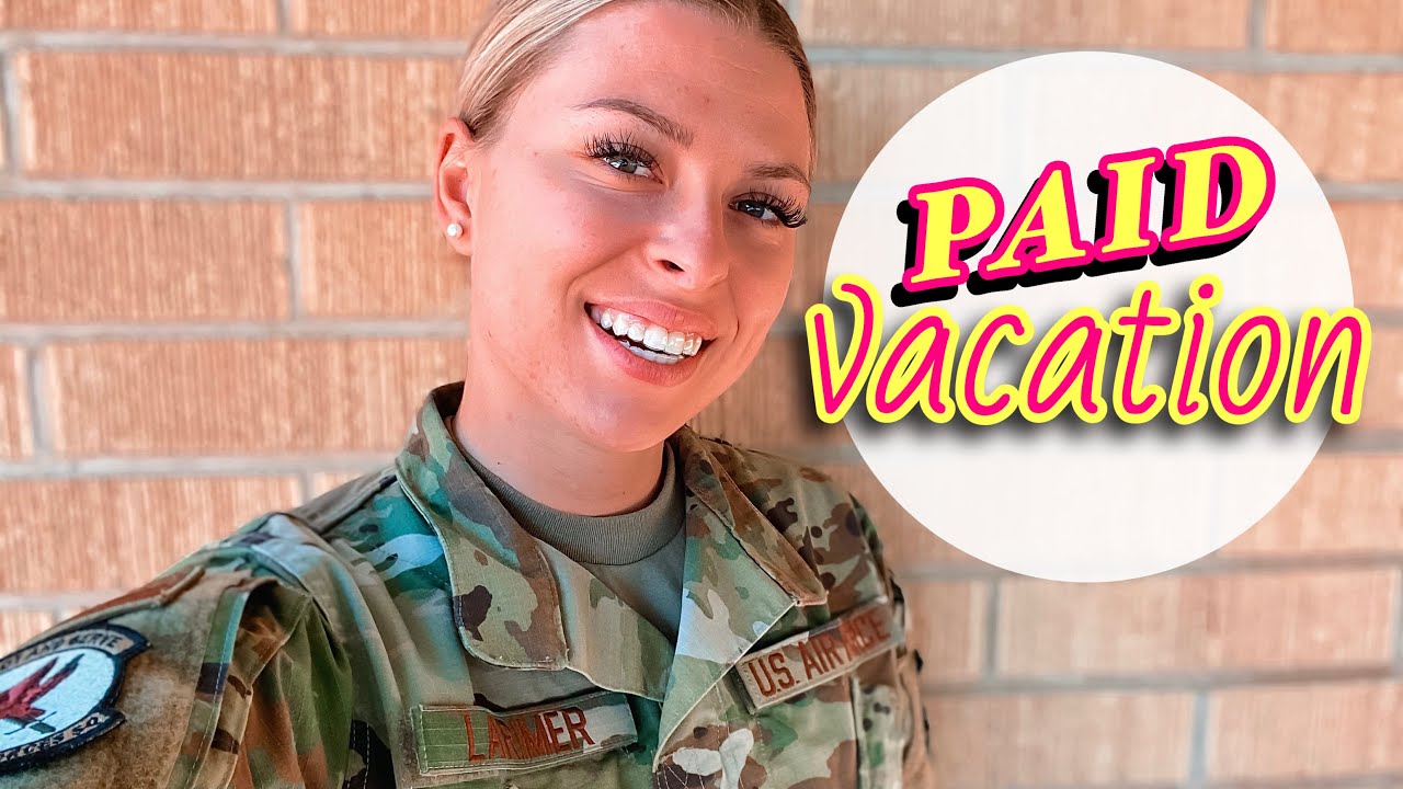 How Does Taking LEAVE In The AIR FORCE Work? *PAID MILITARY VACATION* | Brice Larimer