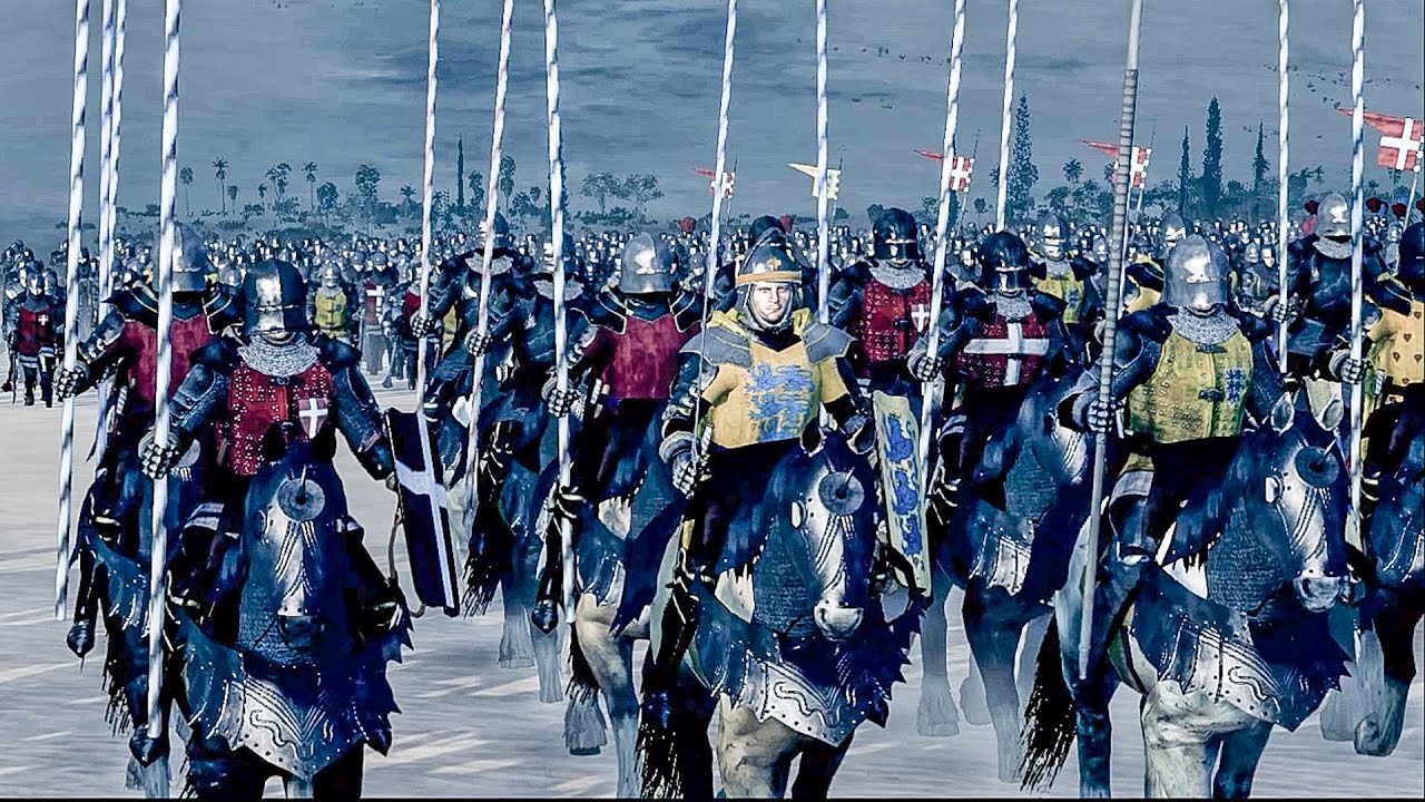 Golden Horde VS Kingdom of Denmark | 16,000 Units Battle | Historical Cinematic Battle