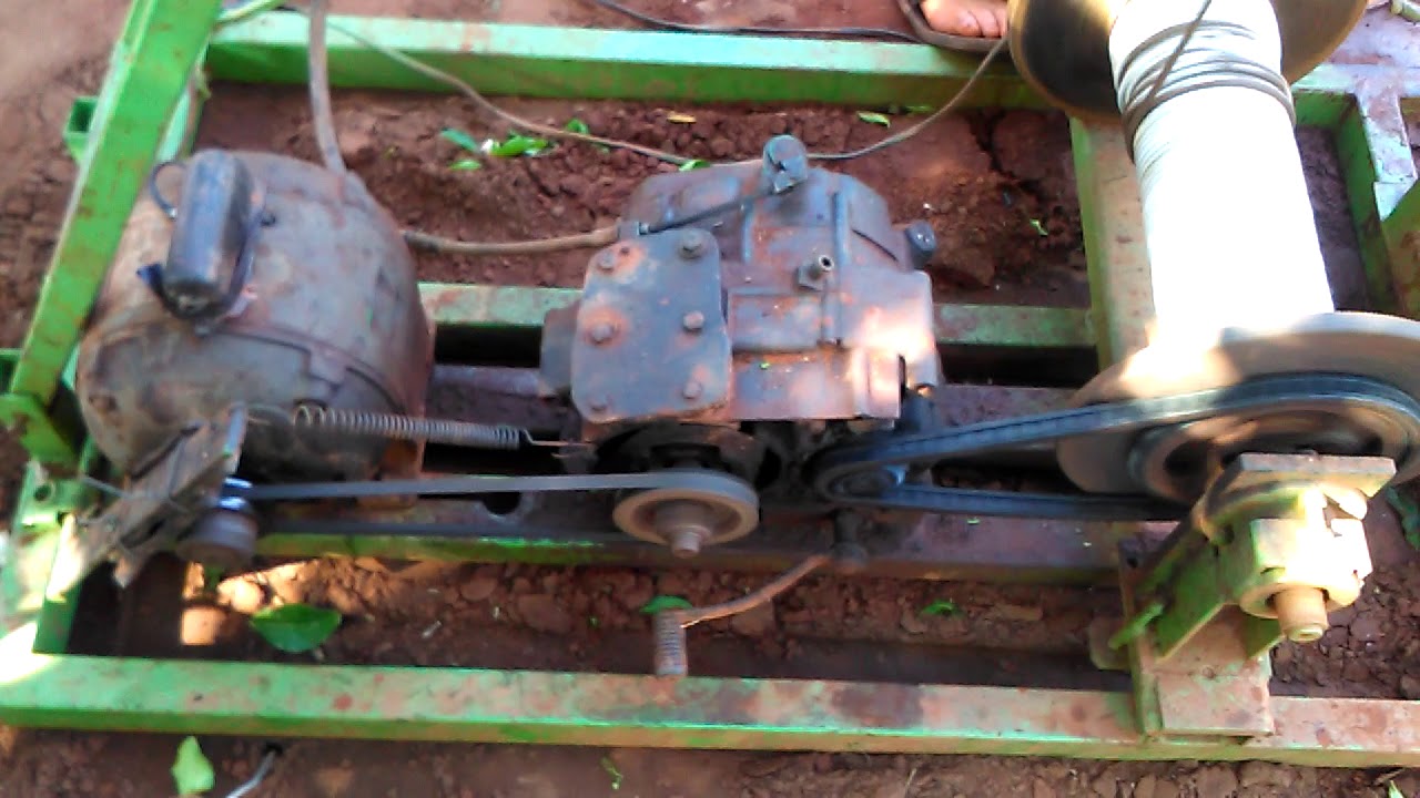 Máquina para furar poços artesiano caseiro