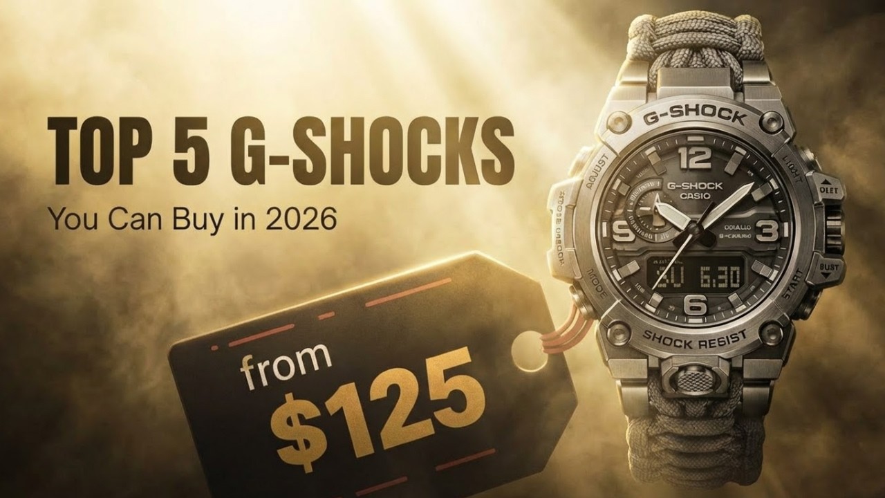 Top 5 G-Shock Watches You Can Buy Right Now | Unbreakable & Iconic!