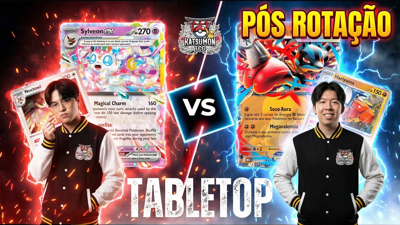 Eeveebox vs Mega Lucario | Tabletop PÓS ROTAÇÃO Pokémon TCG