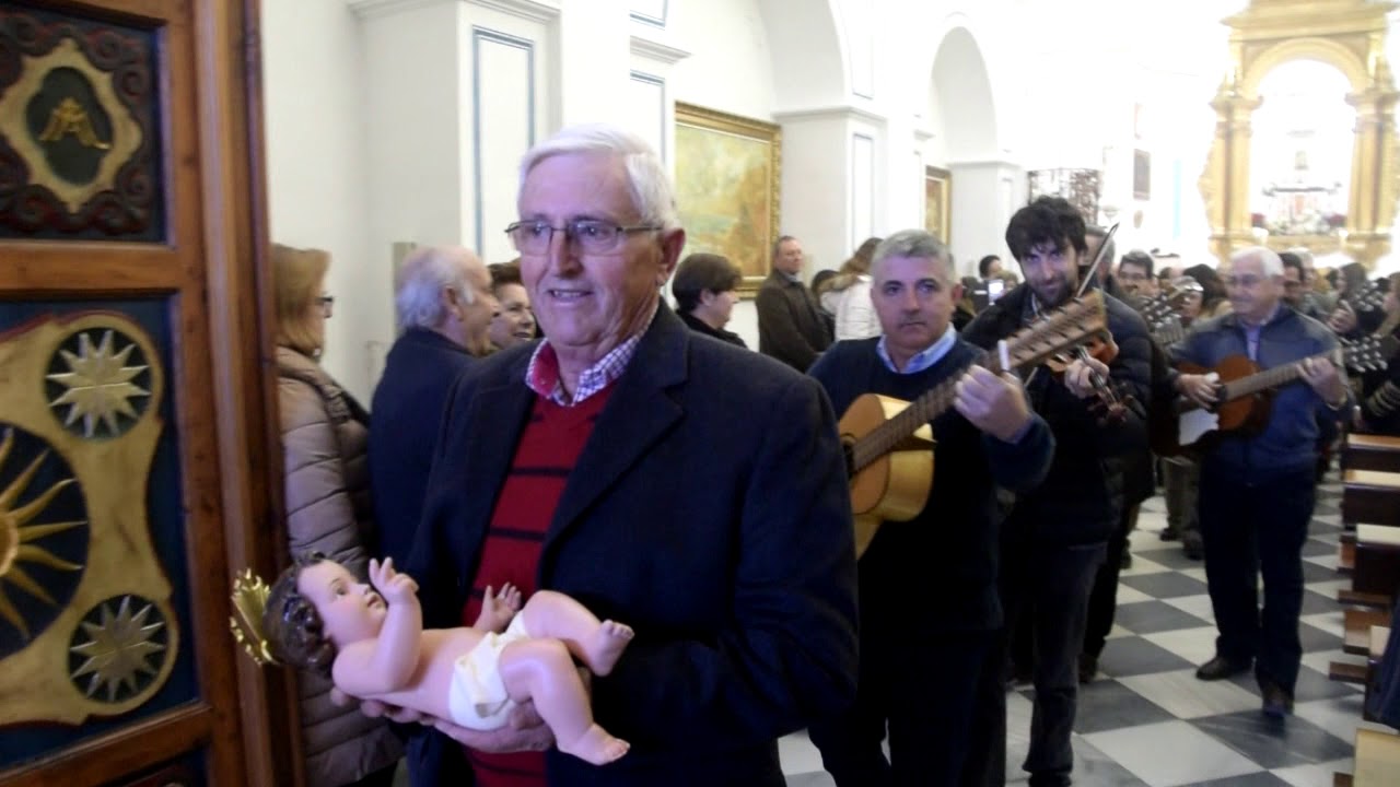 cuadrilla del saliente en el dia de Reyes en el Santuario del Saliente.