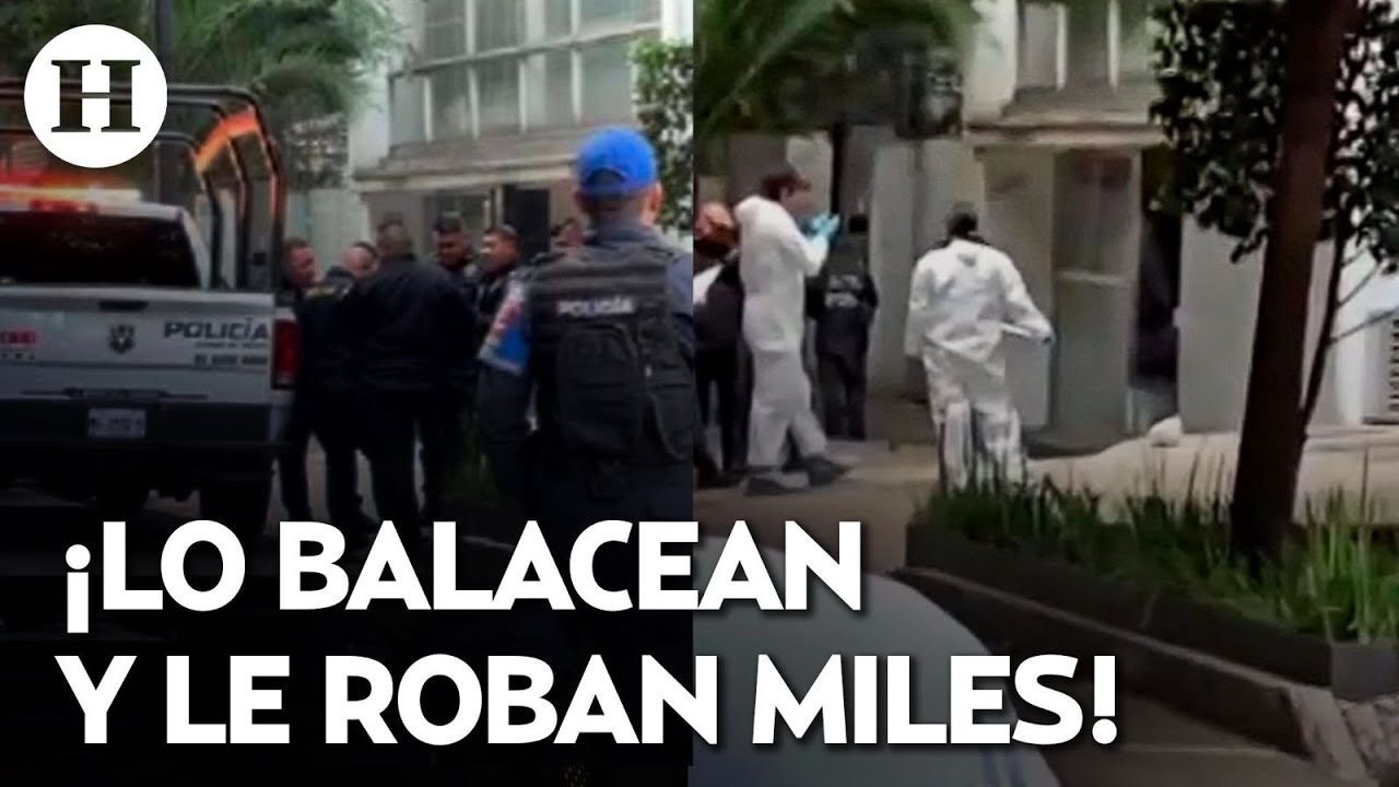 ¡Lo matan de un balazo! Asaltantes asesinan y roban a custodio de traslado de valores en La Roma