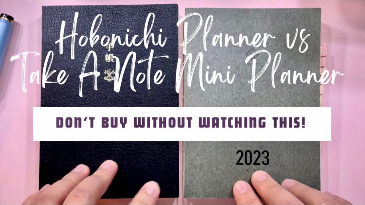 Take a Note Planner VS Hobonichi Planner | Don’t buy without watching this!!