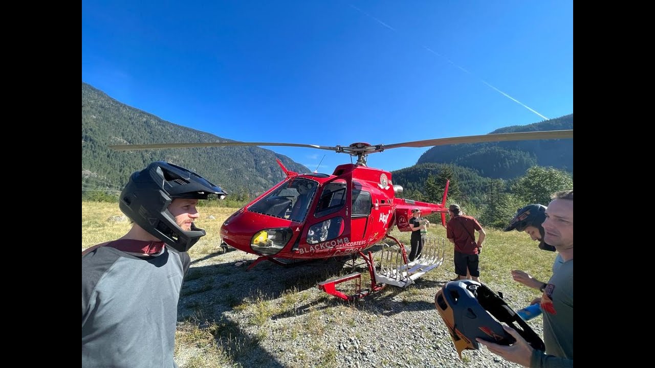 Hidden Peak top-to-bottom(ish) -- Whistler Helidrop -- AlpX / Blackcomb Helicopters, BC Canada