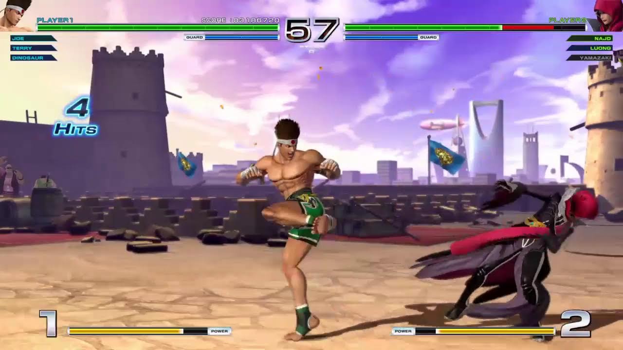 King Of Fighters XIV Arcade Mode Easiest Dificcult 2003 Fatal Fury Team