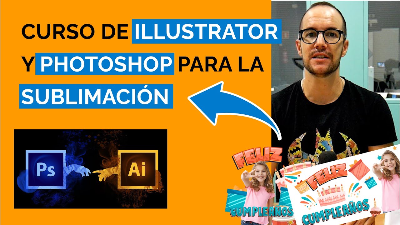 🤤 Curso Básico de Illustrator y Photoshop para la Sublimación