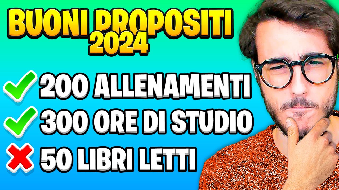 Buoni PROPOSITI 2024/2025!