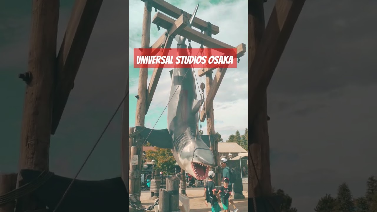 Hanging shark from the film 