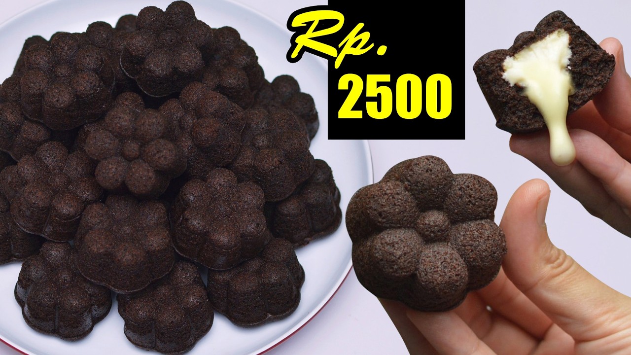 JUAL Rp. 2500 | BROWNIES KETAN HITAM KEJU LUMER VERSI MINI