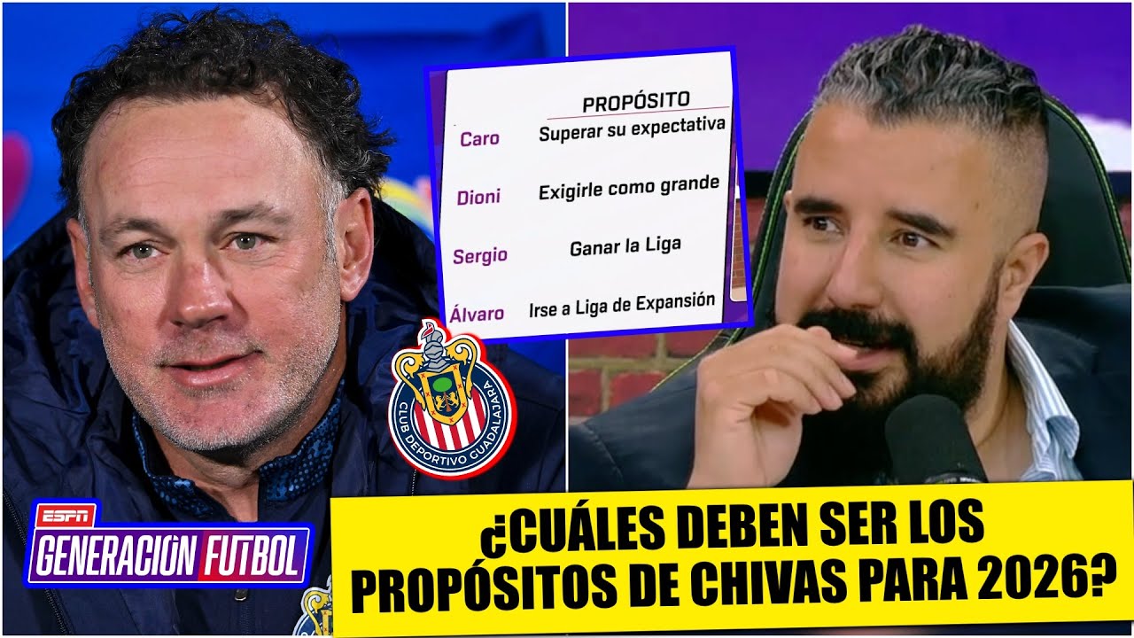 CHIVAS lo tendr&aacute; CUESTA ARRIBA en CLAUSURA. Que se vayan a LIGA DE EXPANSI&Oacute;N, &Aacute;lvaro | Generaci&oacute;n F
