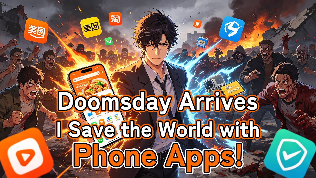 Apocalypse: I Save the World with Phone Apps! #anime #comics #manhwa