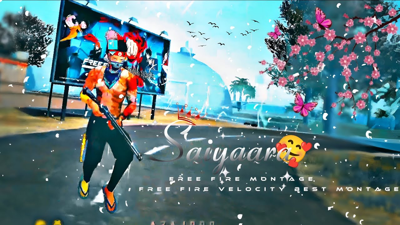 Saiyaara - free fire montage video editing 😍| free fire trending status - free fire song 