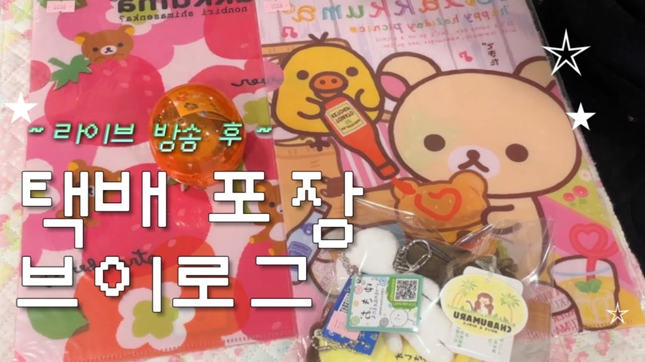 소품샵 브이로그 | 라이브 방송 택배 같이 포장해요 🚛💨
