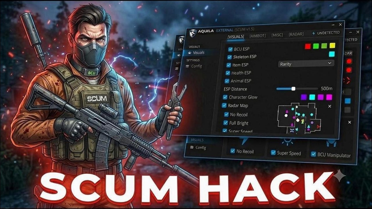 Scum Hacks 2026 | Free Mod Menu + Aimbot ESP Wallhack (Undetected)